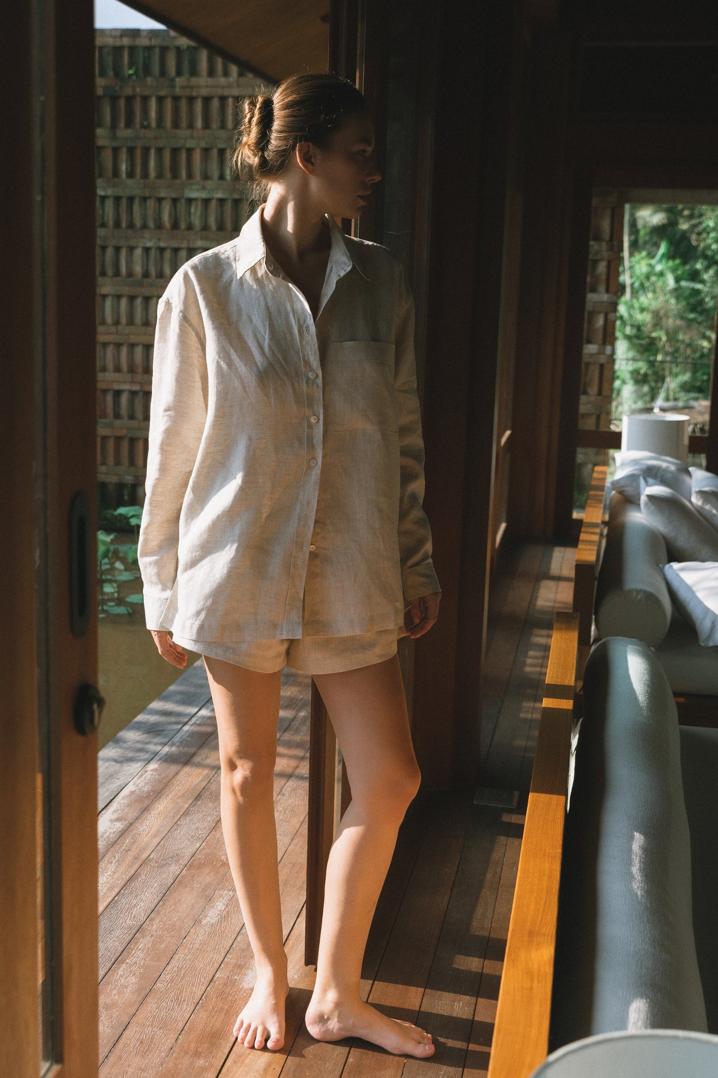 Lolo shirt • oat milk