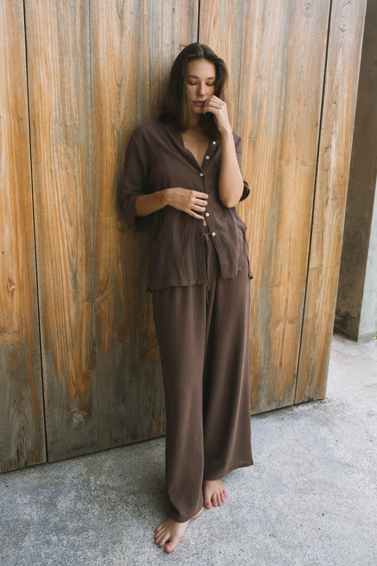 Zoe pants • chocolate